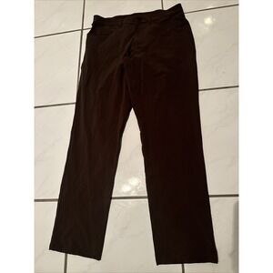 Alo Pants Men 35x32 Blue Day and Night Logo  Performance Nylon Office Commuter